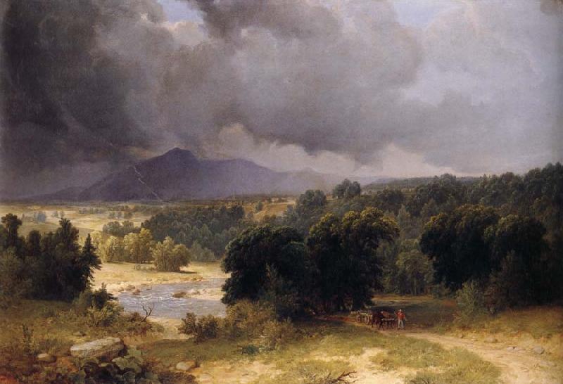 Asher Brown Durand June Shower oil painting image